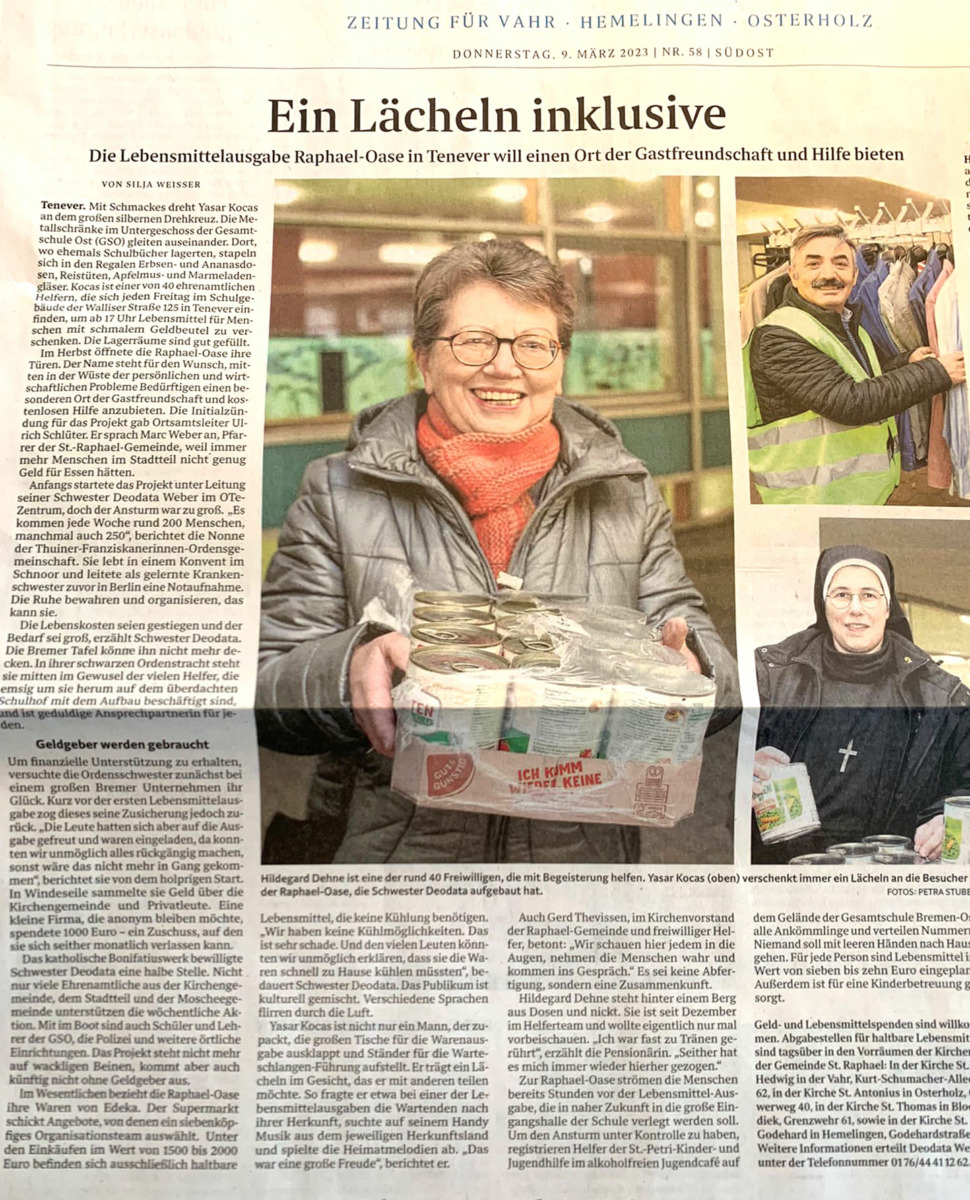 Weser-Kurier: Ein Lächeln inklusive
