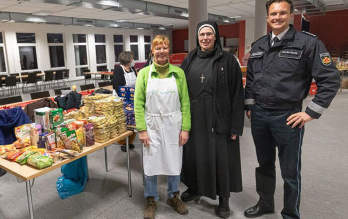 Dr. Anja Eckhardt und Thomas von der Heyde vom Präsidialstab der Polizei Bremen